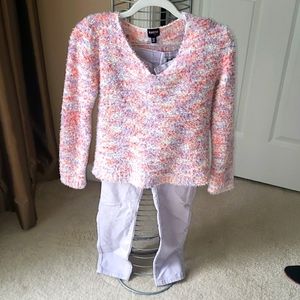 Big Girls outfit pants and sweater combo set 2-piece set preteen 10 yrs old